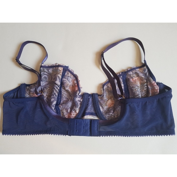 Vogue Dessous Sheer Lace Unlined Bra - Picture 7 of 12